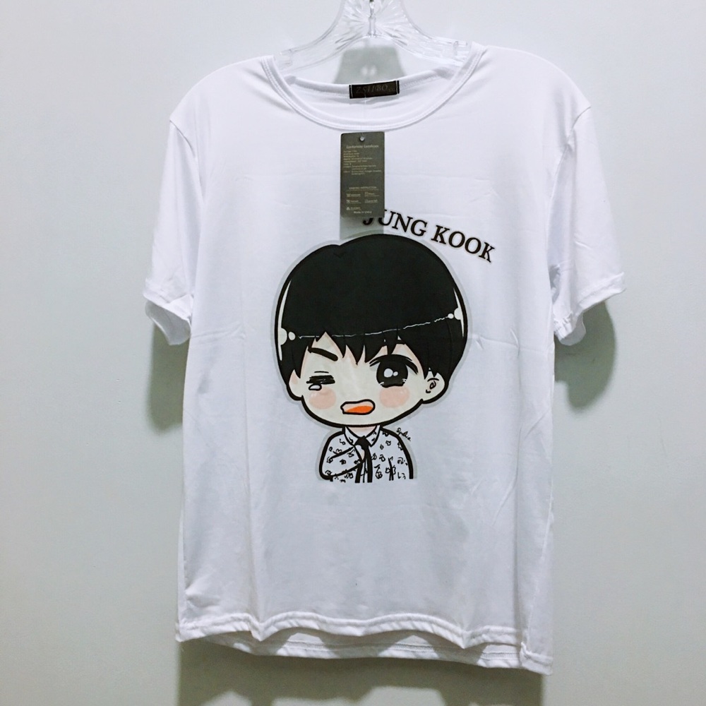 *Nwt* Kpop BTS Jungkook Kawaii TShirt